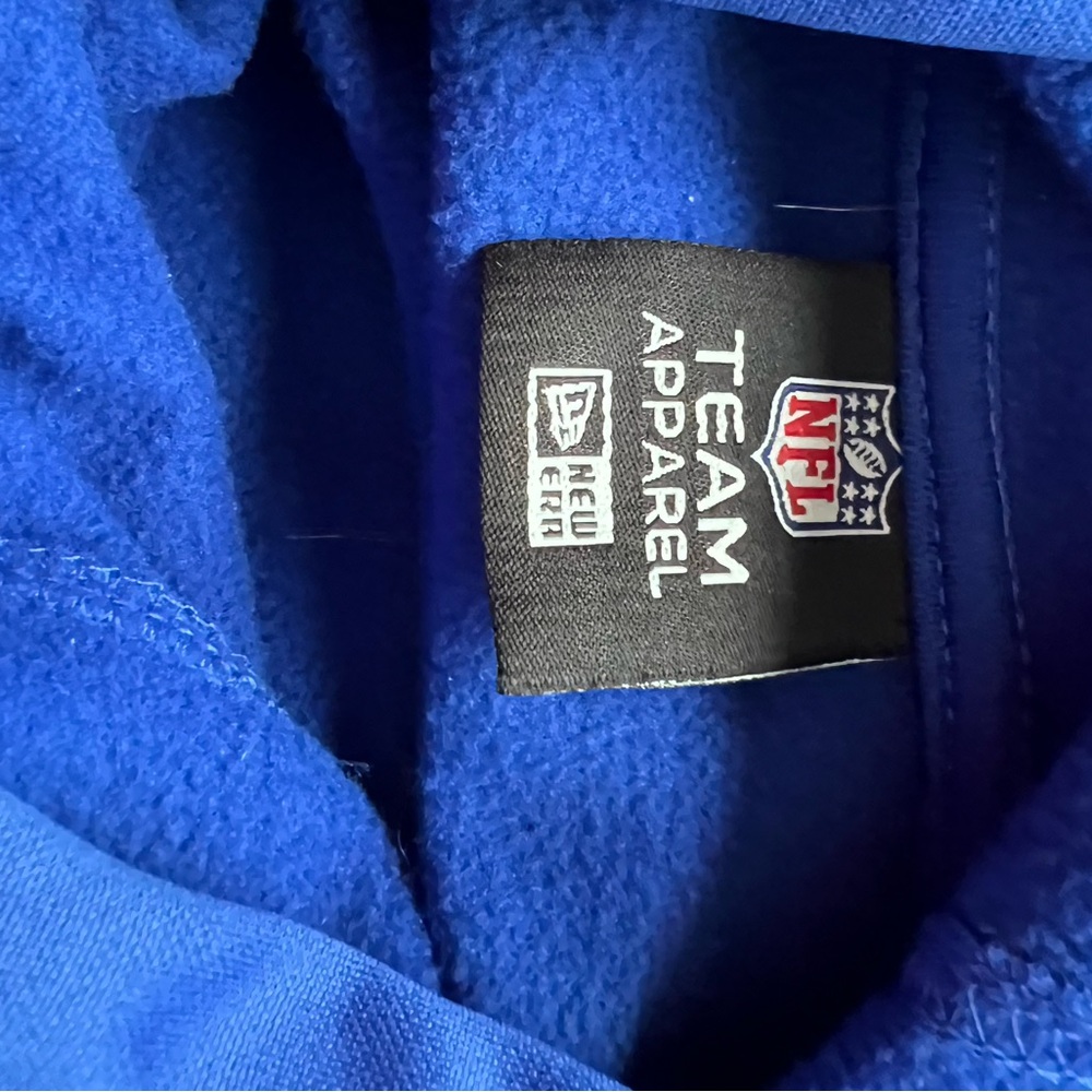 New Era Men's Royal Blue Buffalo Bills Hoodie with Bills logo size XL - Picture 5 of 9
